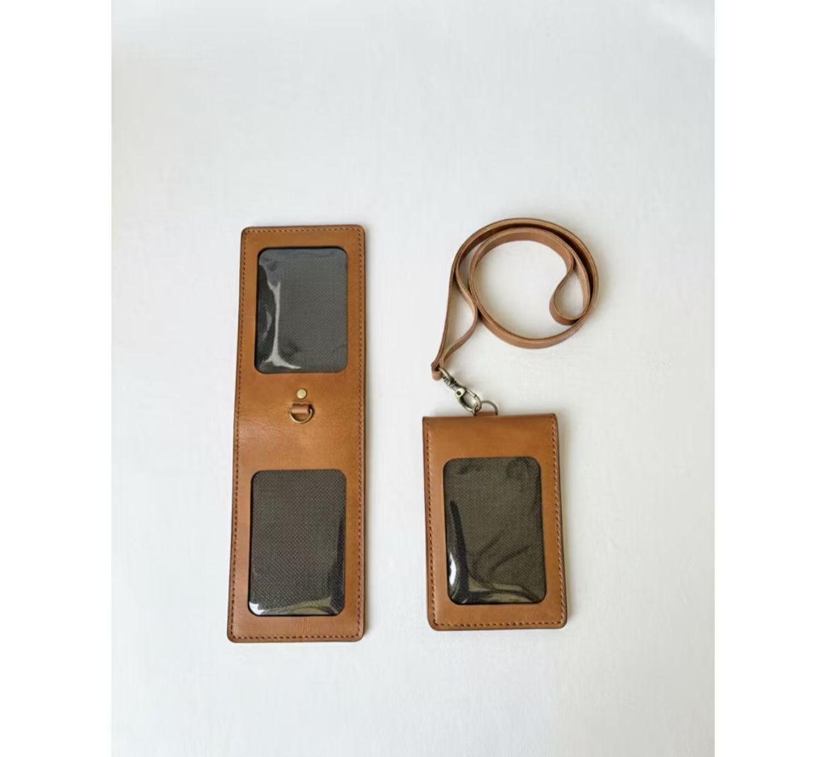 Lanyard Double Kulit tampak detail