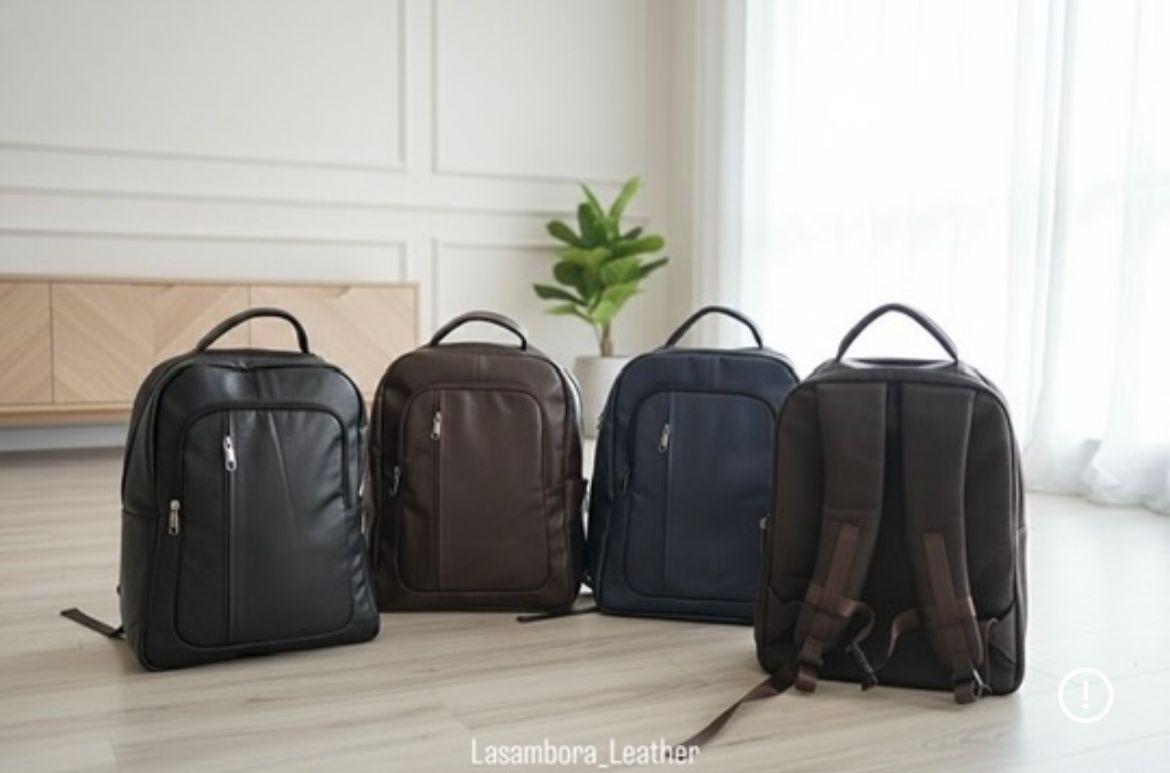 Ransel Kulit ARP tampak samping