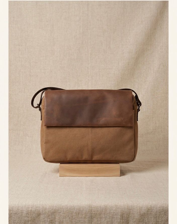 TAS SLEMPANG SLINGBAG KULIT tampak belakang