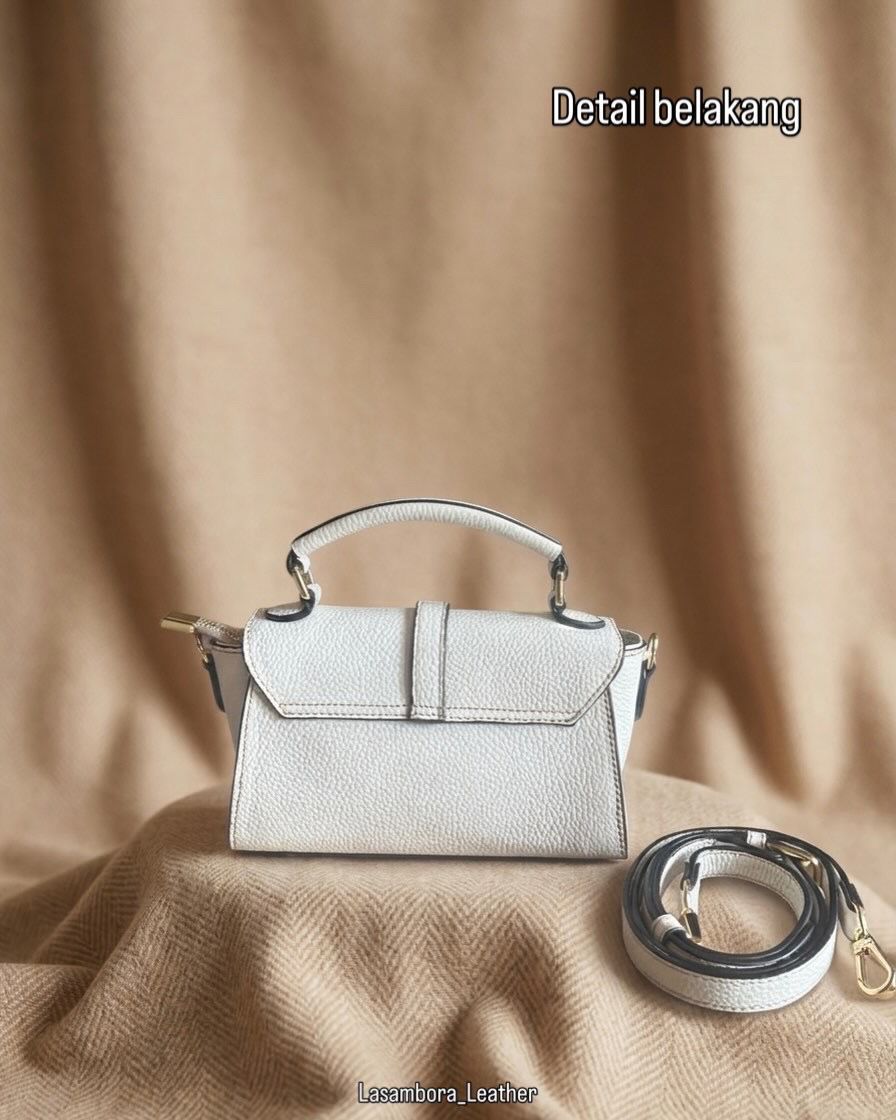 Tas Wanita Kulit Wanda HD tampak belakang